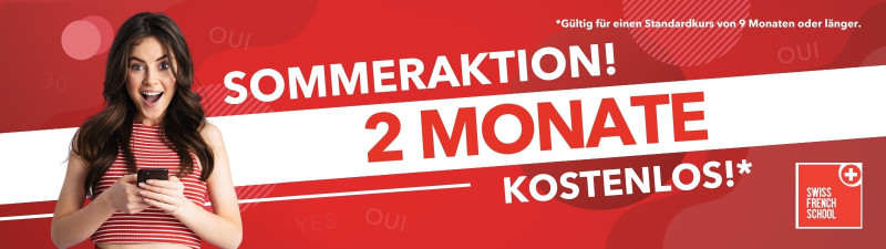 2 Monate kostenlose Kurse - Swiss French School